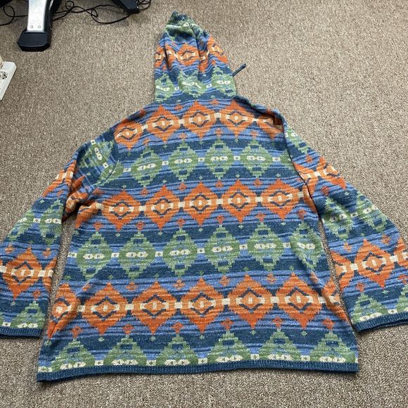 RALPH LAUREN Denim & Supply HOODIE KNIT AZTEC DESIGN XXL 2XL - Picture 8 of 8